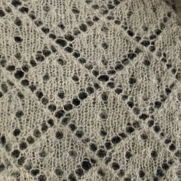 Vintage Laura Ashley Knitted Lace Cardigan Sweater | US M - Picture 5 of 8